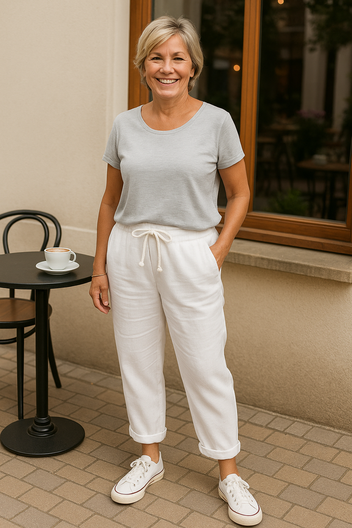 Thea | Comfort Linen Pants - Cool & Comfortable