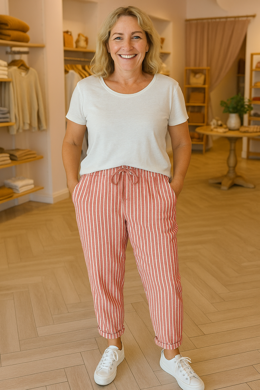 Thea | Comfort Linen Pants - Cool & Comfortable
