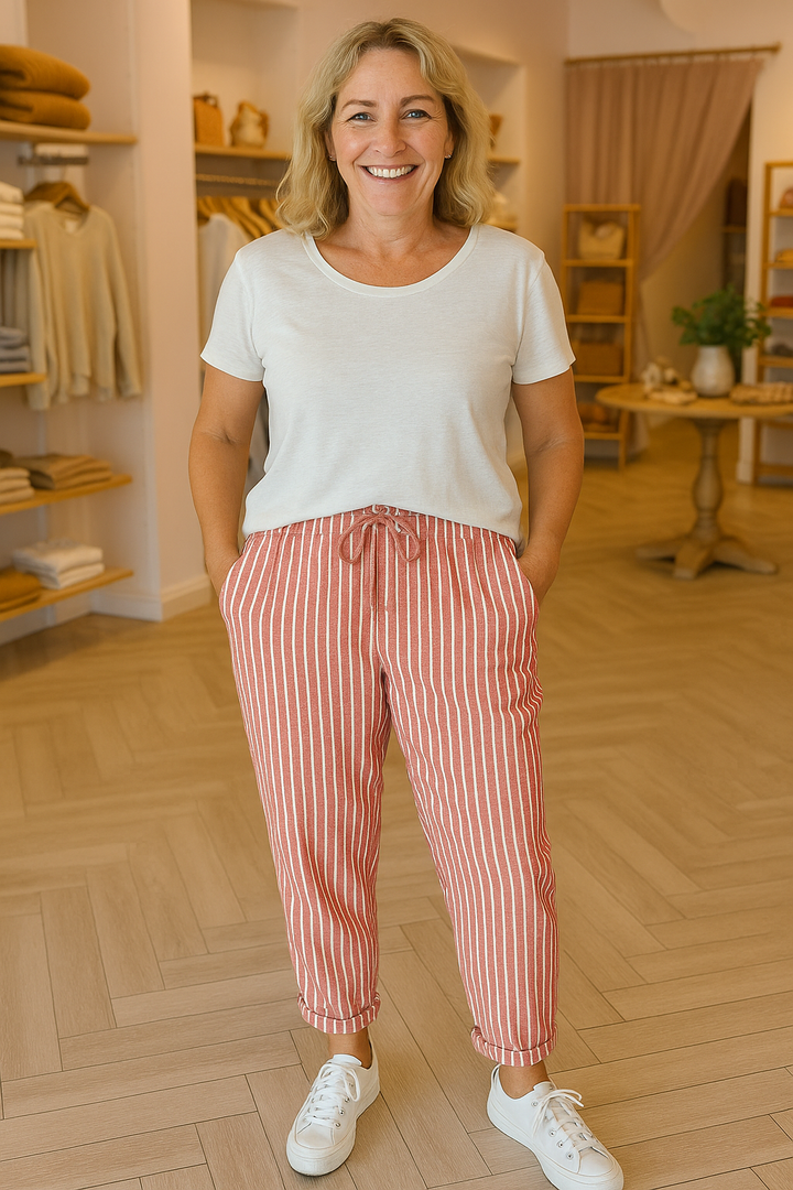 Thea | Comfort Linen Pants - Cool & Comfortable