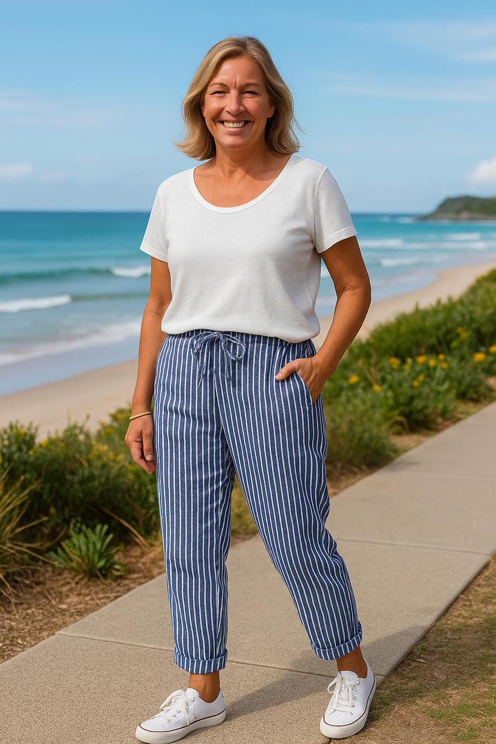 Thea | Comfort Linen Pants - Cool & Comfortable