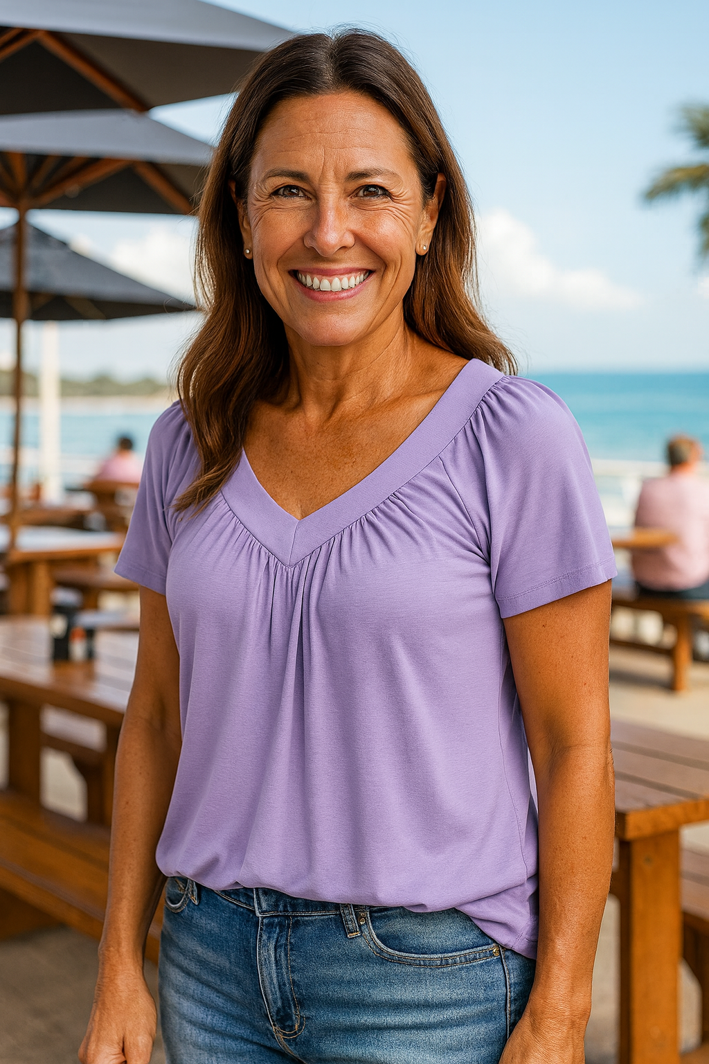 Maris| Luxe Comfort Top – Flattering Ease for Every Day