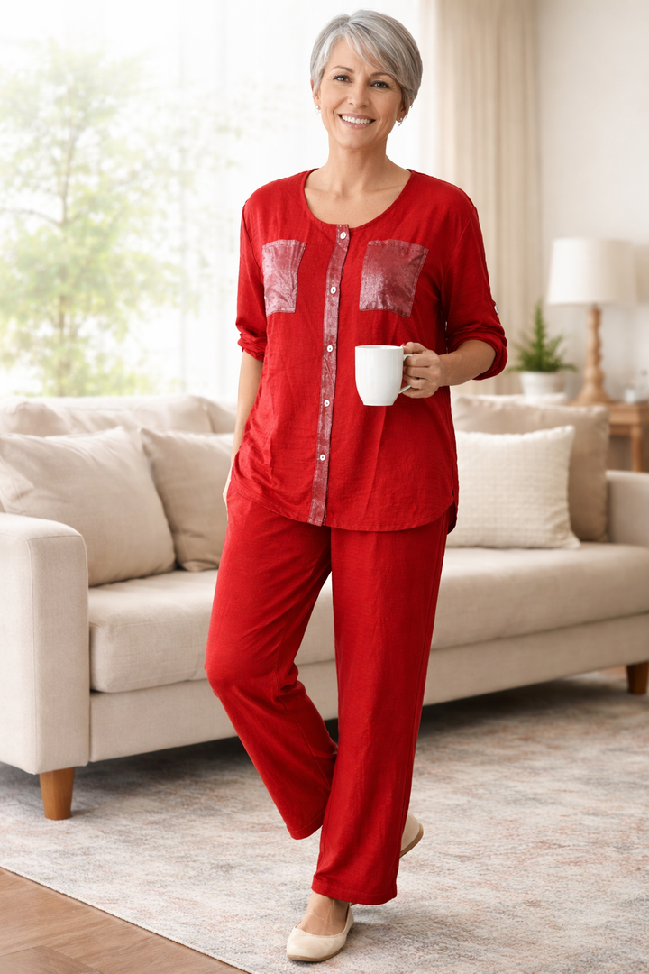 Alma| Polished Two-Piece Set – Effortless Style, All-Day Comfort