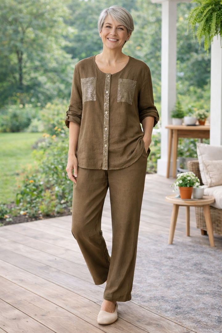 Alma| Polished Two-Piece Set – Effortless Style, All-Day Comfort