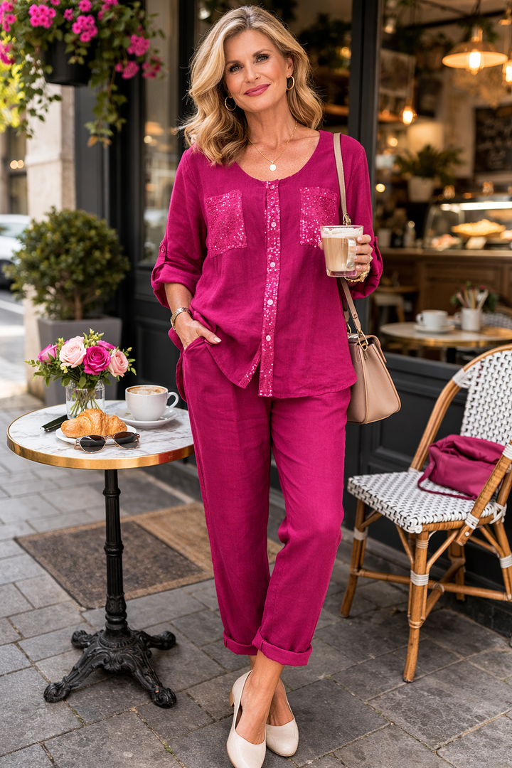 Alma| Polished Two-Piece Set – Effortless Style, All-Day Comfort