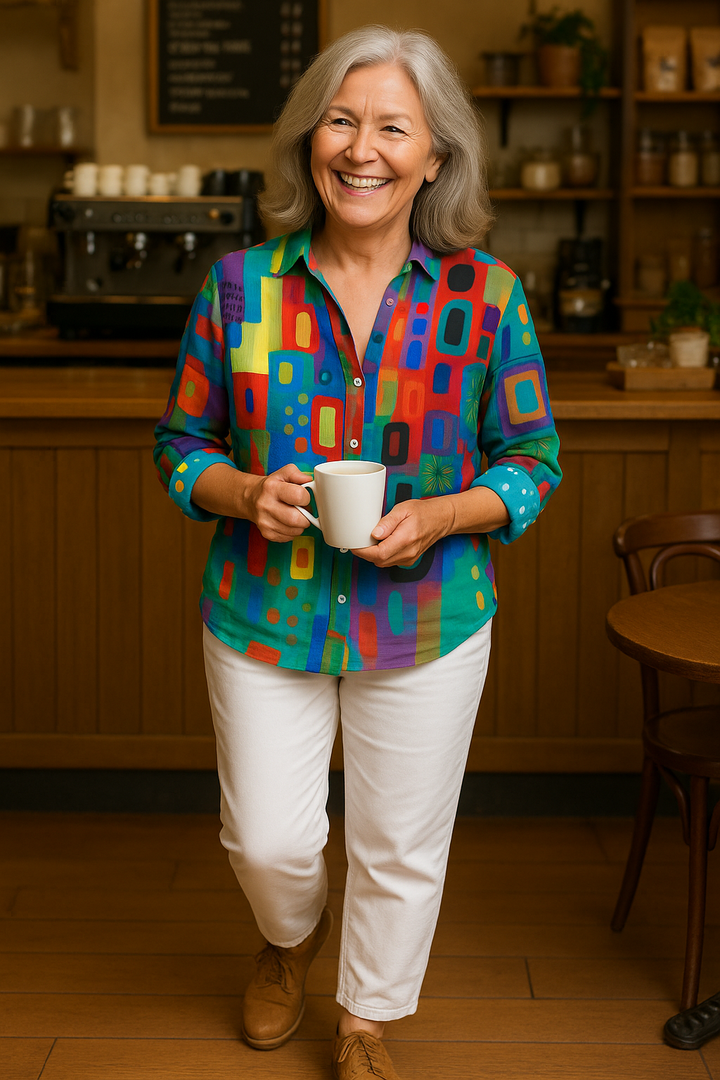 Edna | Artistic Blouse - Effortless, Unapologetically You