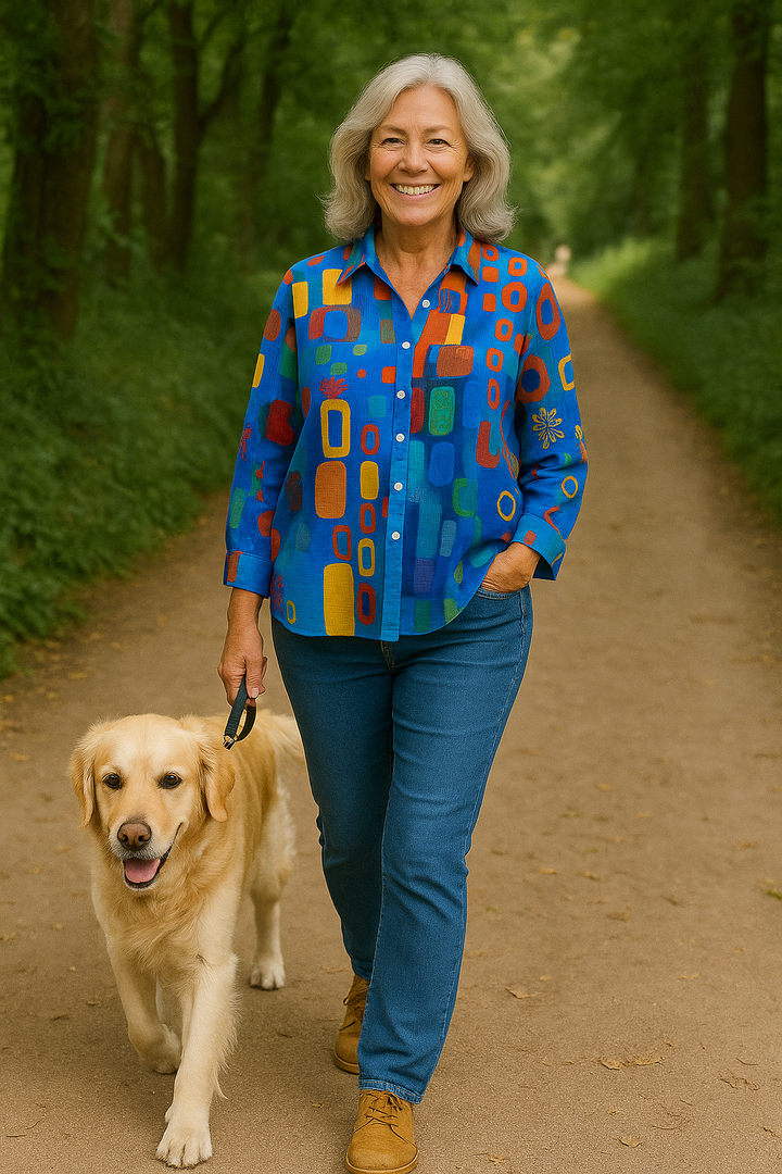 Edna | Artistic Blouse - Effortless, Unapologetically You