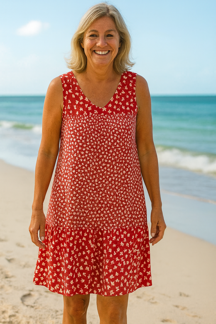 Lillian | Flow Midi Dress – Where Comfort Meets Confidence