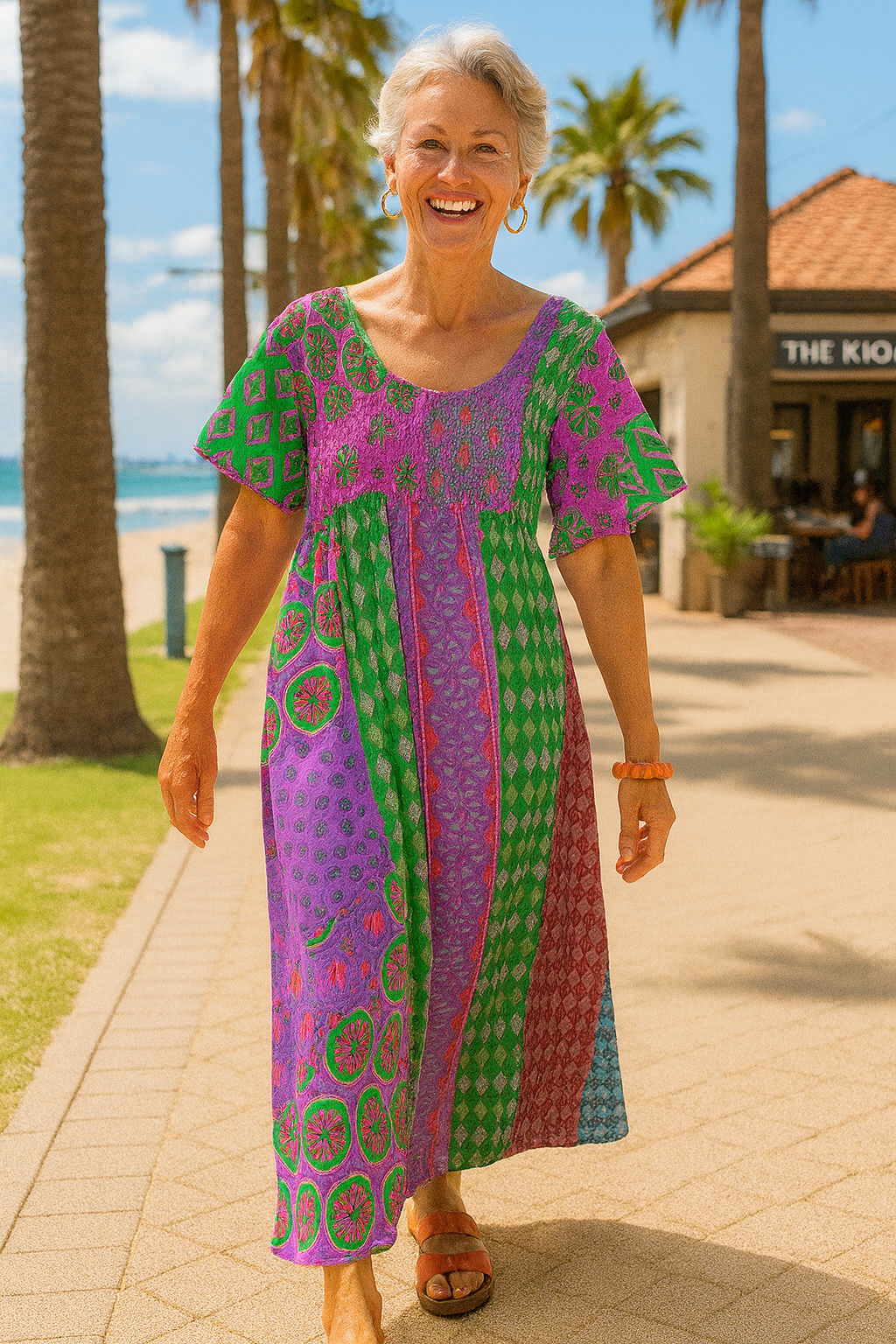 Althea| Comfort Maxi Dress – Flattering Ease for Every Day