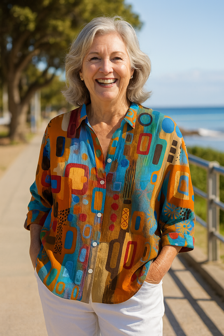 Edna | Artistic Blouse - Effortless, Unapologetically You