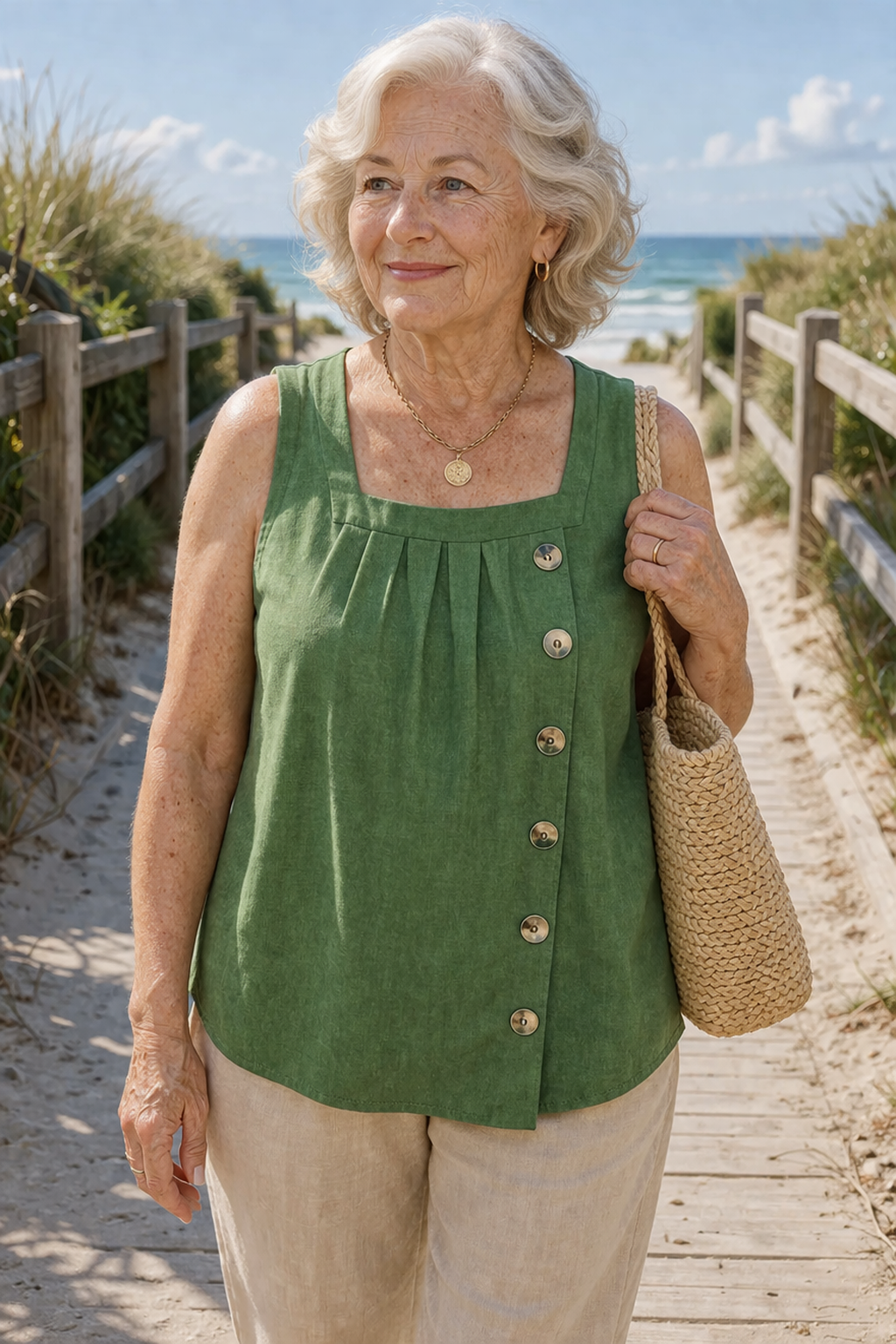 Eva | No-Cling Comfort Top