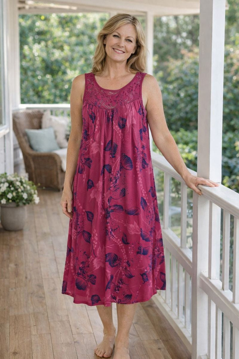 Maisie | Easy Swing Lace Dress — Cool, Relaxed & Effortlessly Comfortable (S-5XL)