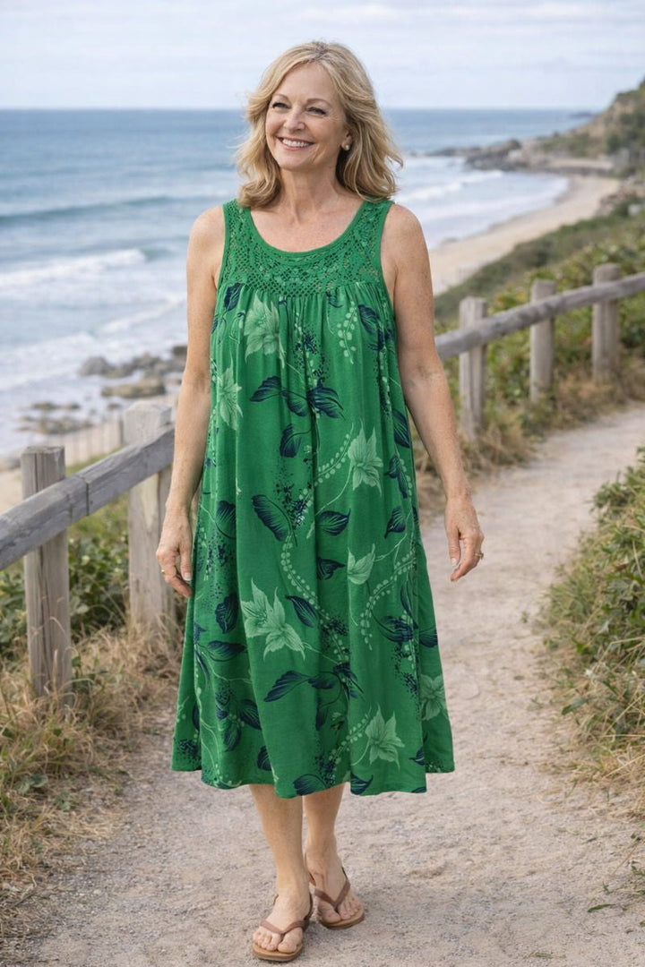 Maisie | Easy Swing Lace Dress — Cool, Relaxed & Effortlessly Comfortable (S-5XL)