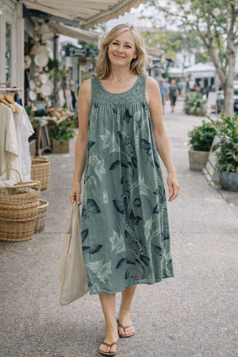 Maisie | Easy Swing Lace Dress — Cool, Relaxed & Effortlessly Comfortable (S-5XL)