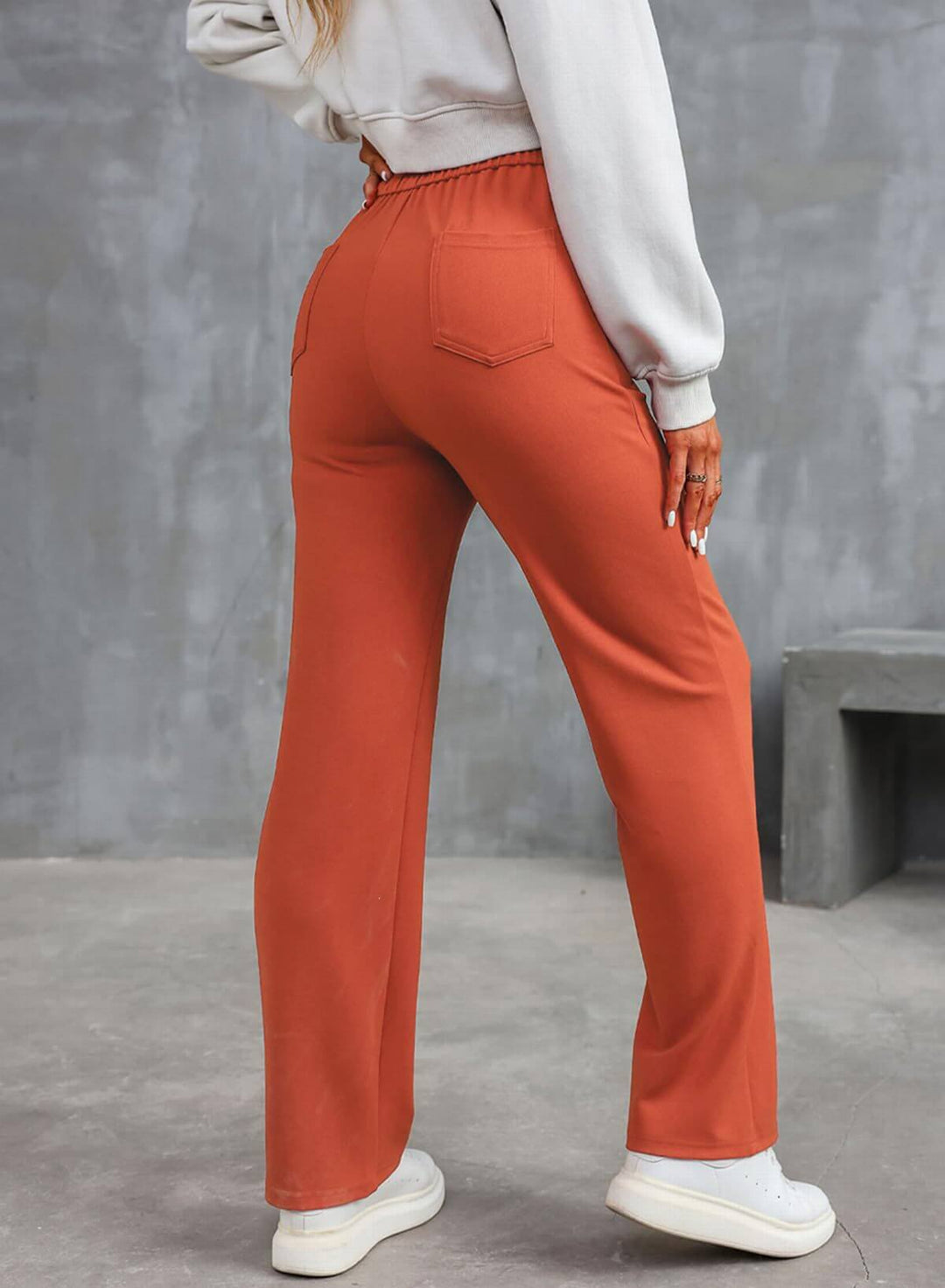 Marjorie | High-Waist Stretch & No-Pill Trouser – Timeless Confidence