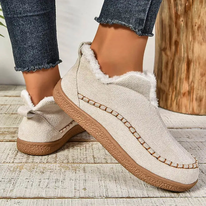 Diana | Cozy Support Ankle Boot – Warmth Without the Bulk