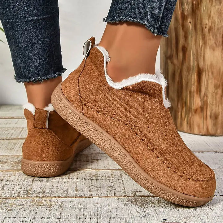 Diana | Cozy Support Ankle Boot – Warmth Without the Bulk
