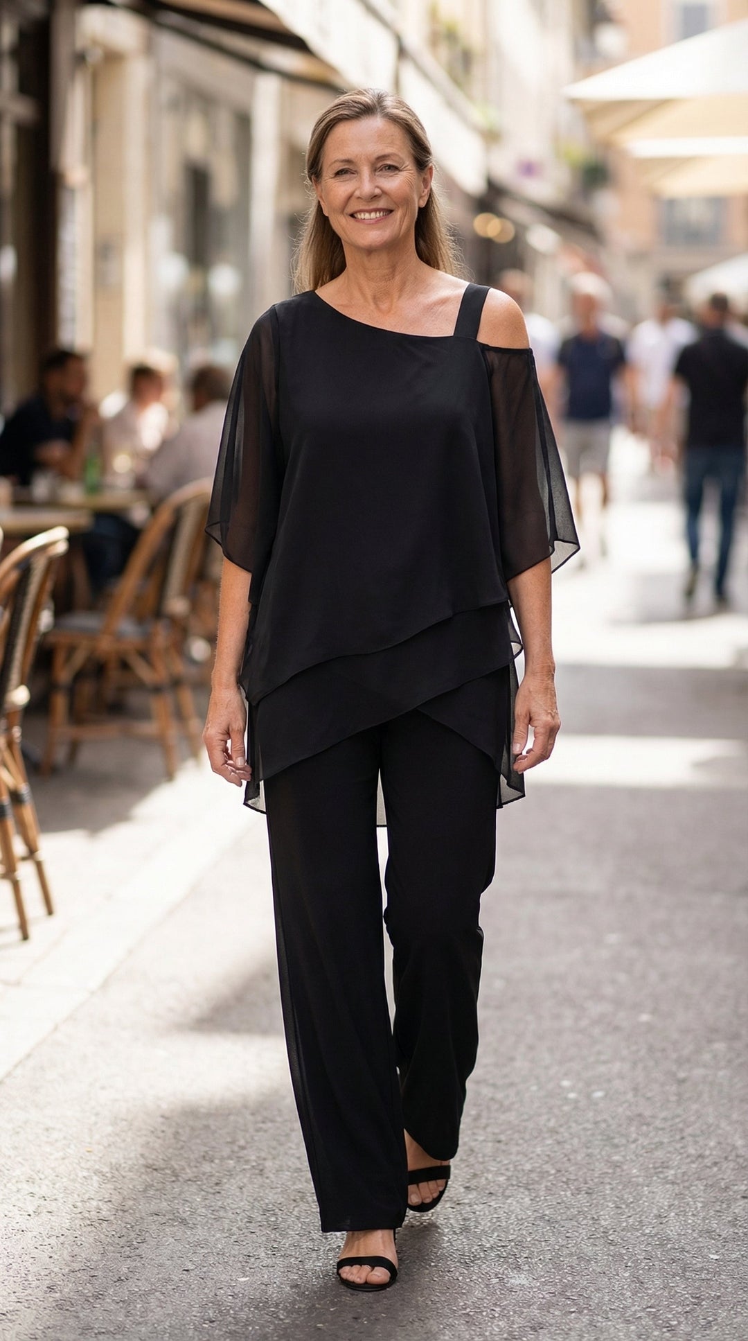 Valerie - Soft Drape Two-Piece Set – Effortless Polish, All-Day Comfort