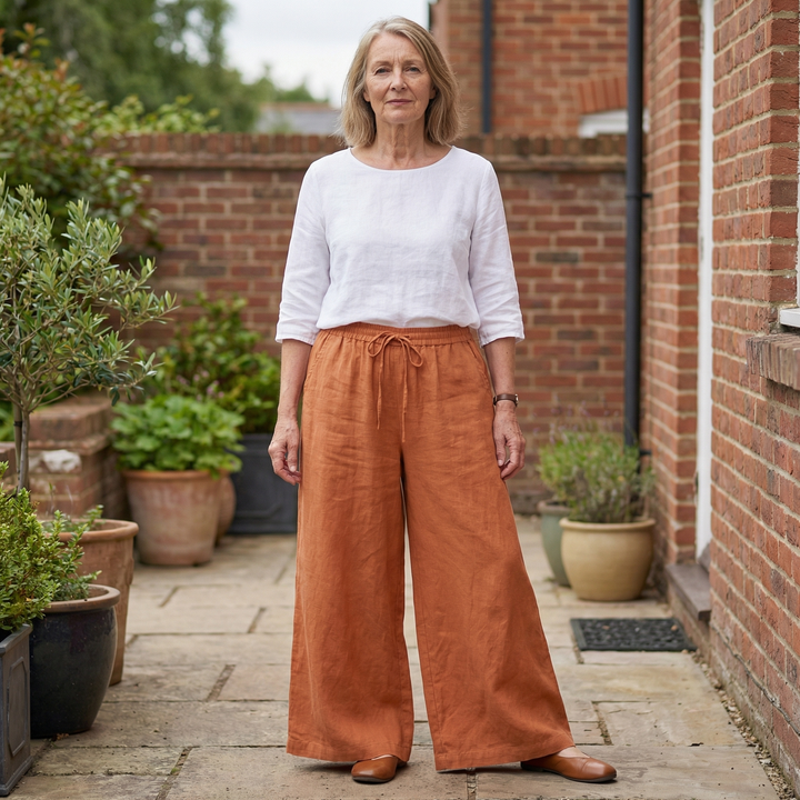 Arlena - LinenEase Wide-Leg Pants