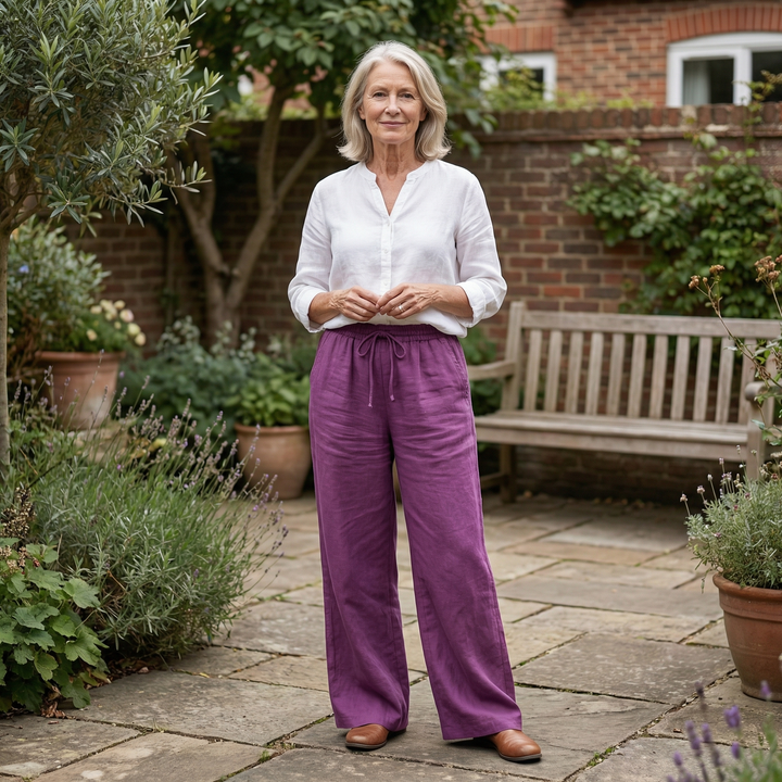 Arlena - LinenEase Wide-Leg Pants