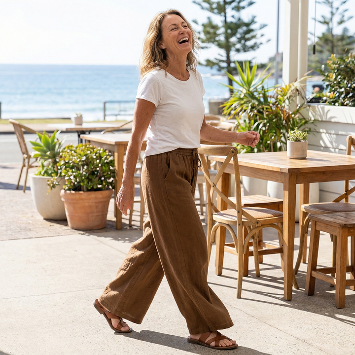 Arlena - LinenEase Wide-Leg Pants
