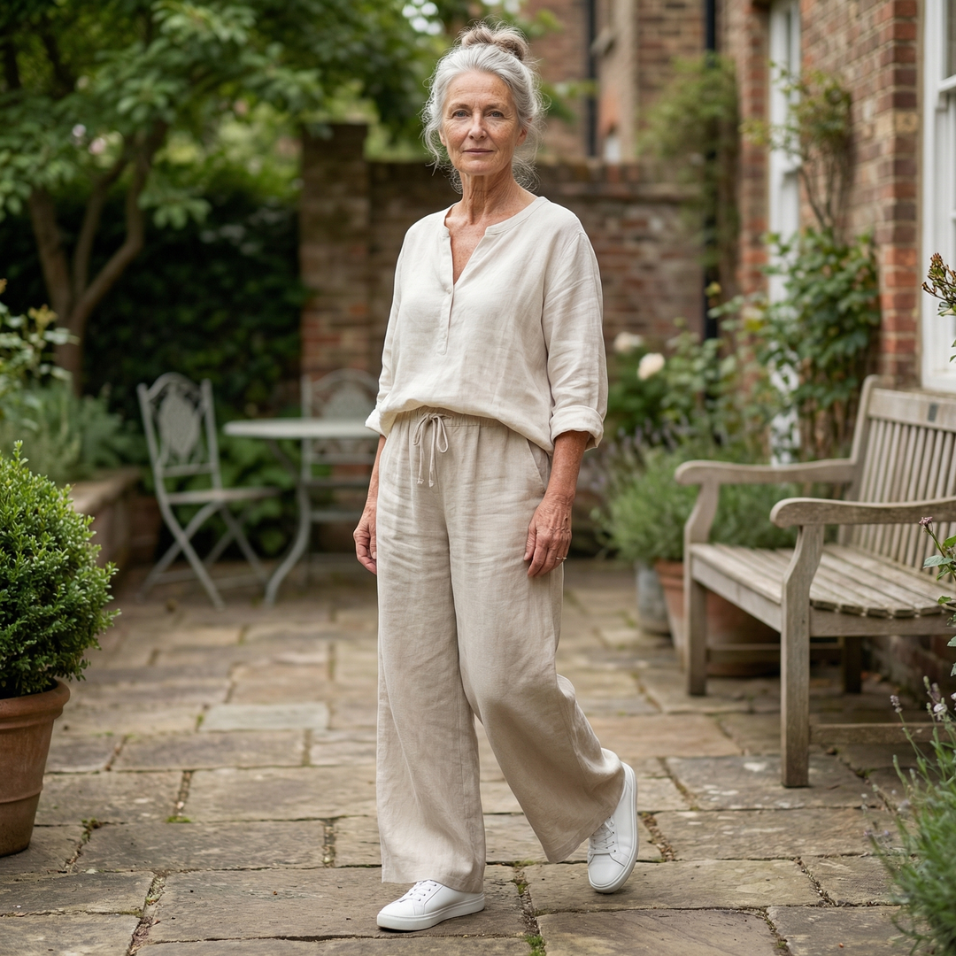 Arlena - LinenEase Wide-Leg Pants